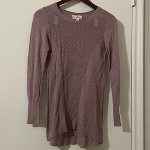 Shrinking Violet Mauve Long Sleeve Top
